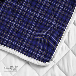 Scottish Fleming Clan Badge Tartan Royal Scottish Unicorn Tartan Quilt