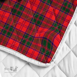 Scottish Drummond Clan Badge Tartan Royal Scottish Unicorn Tartan Quilt