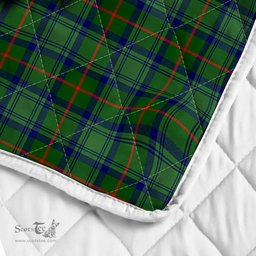 Scottish Cranstoun Clan Badge Tartan Royal Scottish Unicorn Tartan Quilt
