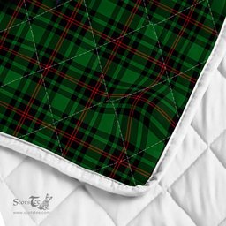 Scottish Beveridge Clan Badge Tartan Royal Scottish Unicorn Tartan Quilt