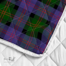 Scottish Blair Clan Badge Tartan Royal Scottish Unicorn Tartan Quilt