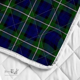 Scottish Forbes Clan Badge Tartan Royal Scottish Unicorn Tartan Quilt