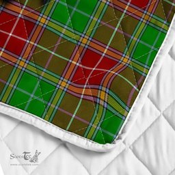 Scottish Baxter Clan Badge Tartan Royal Scottish Unicorn Tartan Quilt