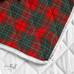 Scottish Cumming Clan Badge Tartan Royal Scottish Unicorn Tartan Quilt