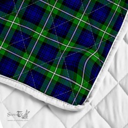 Scottish Bannerman Clan Badge Tartan Royal Scottish Unicorn Tartan Quilt