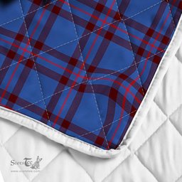 Scottish Elliot Clan Badge Tartan Royal Scottish Unicorn Tartan Quilt