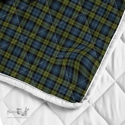 Scottish Campbell Clan Badge Tartan Royal Scottish Unicorn Tartan Quilt