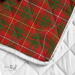 Scottish Bruce Clan Badge Tartan Royal Scottish Unicorn Tartan Quilt