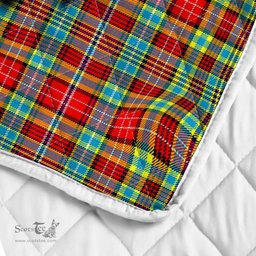 Scottish Ogilvie Clan Badge Tartan Royal Scottish Unicorn Tartan Quilt