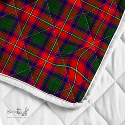 Scottish Riddell Clan Badge Tartan Royal Scottish Unicorn Tartan Quilt