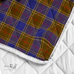 Scottish Balfour Clan Badge Tartan Royal Scottish Unicorn Tartan Quilt