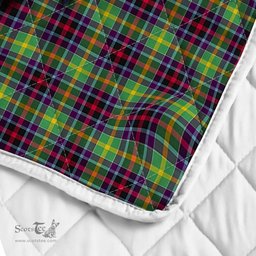 Scottish Clephan Clan Badge Tartan Royal Scottish Unicorn Tartan Quilt