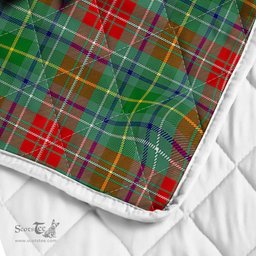 Scottish Muirhead Clan Badge Tartan Royal Scottish Unicorn Tartan Quilt