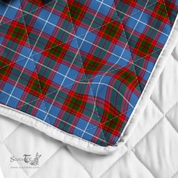 Scottish Pennycook Clan Badge Tartan Royal Scottish Unicorn Tartan Quilt