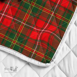 Scottish Hay Clan Badge Tartan Royal Scottish Unicorn Tartan Quilt
