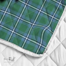 Scottish Irvine Clan Badge Tartan Royal Scottish Unicorn Tartan Quilt