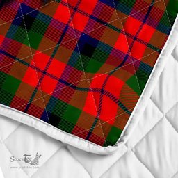 Scottish Macnaughten Clan Badge Tartan Royal Scottish Unicorn Tartan Quilt