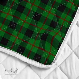 Scottish Kincaid Clan Badge Tartan Royal Scottish Unicorn Tartan Quilt
