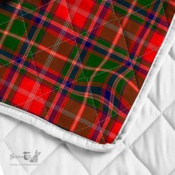 Scottish Somerville Clan Badge Tartan Royal Scottish Unicorn Tartan Quilt