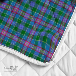 Scottish Pitcairn Clan Badge Tartan Royal Scottish Unicorn Tartan Quilt