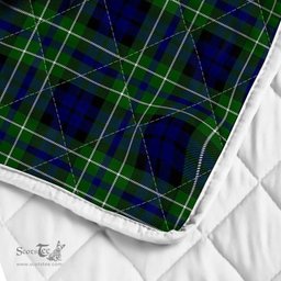 Scottish Macneil Of Colonsay Clan Badge Tartan Royal Scottish Unicorn Tartan Quilt