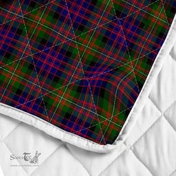 Scottish Macdonell Of Glengarry Clan Badge Tartan Royal Scottish Unicorn Tartan Quilt