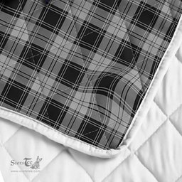 Scottish Glen Clan Badge Tartan Royal Scottish Unicorn Tartan Quilt