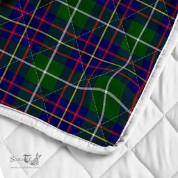 Scottish Inglis Clan Badge Tartan Royal Scottish Unicorn Tartan Quilt