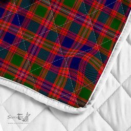 Scottish Macintyre Clan Badge Tartan Royal Scottish Unicorn Tartan Quilt