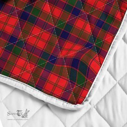 Scottish Robertson Clan Badge Tartan Royal Scottish Unicorn Tartan Quilt