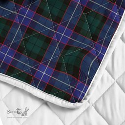 Scottish Guthrie Clan Badge Tartan Royal Scottish Unicorn Tartan Quilt