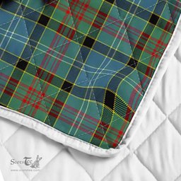Scottish Paisley Clan Badge Tartan Royal Scottish Unicorn Tartan Quilt