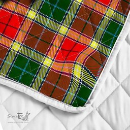 Scottish Gibson Clan Badge Tartan Royal Scottish Unicorn Tartan Quilt