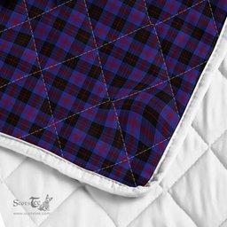 Scottish Garden Clan Badge Tartan Royal Scottish Unicorn Tartan Quilt