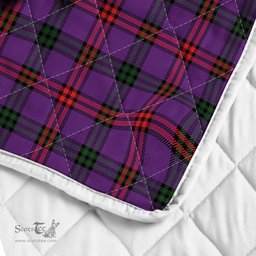 Scottish Montgomery Clan Badge Tartan Royal Scottish Unicorn Tartan Quilt