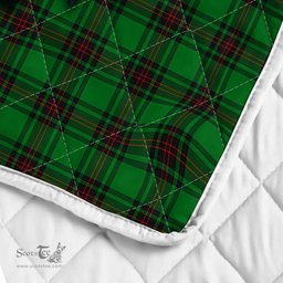Scottish Logie Clan Badge Tartan Royal Scottish Unicorn Tartan Quilt