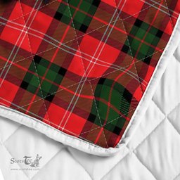 Scottish Nesbitt Clan Badge Tartan Royal Scottish Unicorn Tartan Quilt