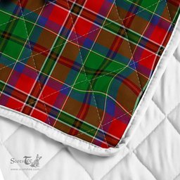 Scottish Macculloch Clan Badge Tartan Royal Scottish Unicorn Tartan Quilt
