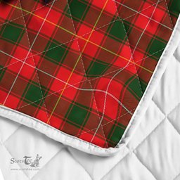 Scottish Macfie Of Dreghorn Clan Badge Tartan Royal Scottish Unicorn Tartan Quilt