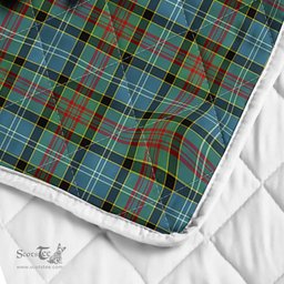 Scottish Walkinshaw Clan Badge Tartan Royal Scottish Unicorn Tartan Quilt