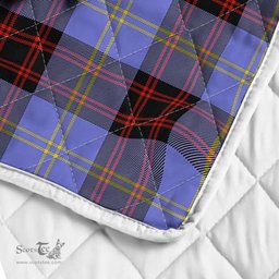 Scottish Rutherford Clan Badge Tartan Royal Scottish Unicorn Tartan Quilt