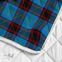 Scottish Wedderburn Clan Badge Tartan Royal Scottish Unicorn Tartan Quilt