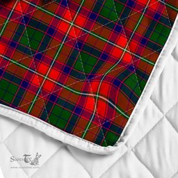 Scottish Wauchope Clan Badge Tartan Royal Scottish Unicorn Tartan Quilt