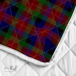 Scottish Tennant Clan Badge Tartan Royal Scottish Unicorn Tartan Quilt