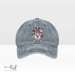 Irish Barton Coat of Arms Family Crest Ireland Denim Cap