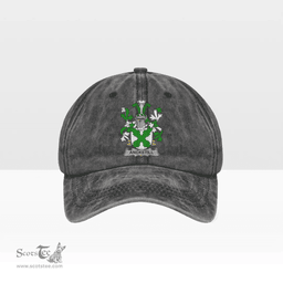Irish Ancketill Coat of Arms Family Crest Ireland Denim Cap