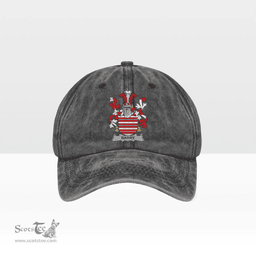 Irish Barry Coat of Arms Family Crest Ireland Denim Cap