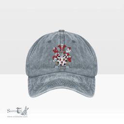 Irish Barran Coat of Arms Family Crest Ireland Denim Cap