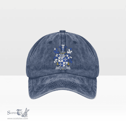 Irish Blood Coat of Arms Family Crest Ireland Denim Cap