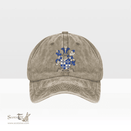 Irish Blood Coat of Arms Family Crest Ireland Denim Cap